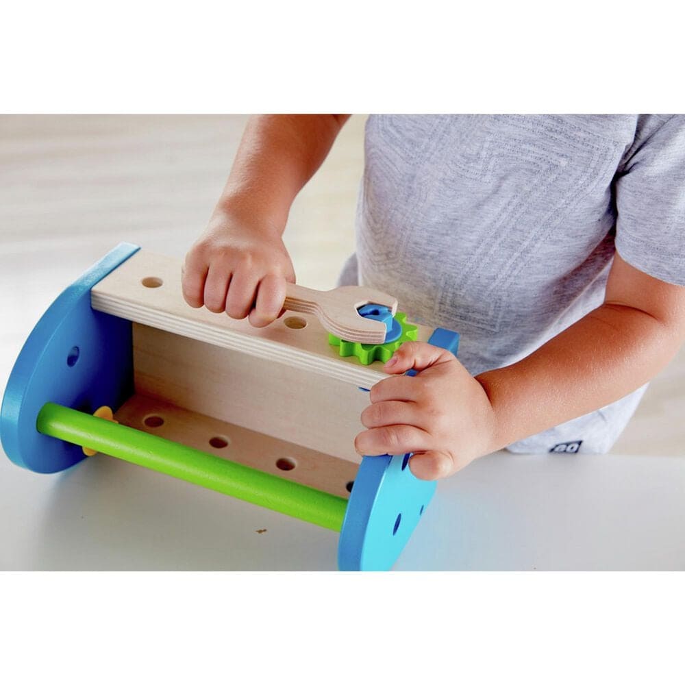 Hape Toys Fix-It Tool Box and Accessory Set in Multicolor, , large