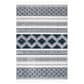 Safavieh Marrakesh 6"6" x 9" Ivory and Blue Area Rug, , large