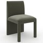 Caracole Classic Precipice Side Chair in Velvet Eucalyptus, , large