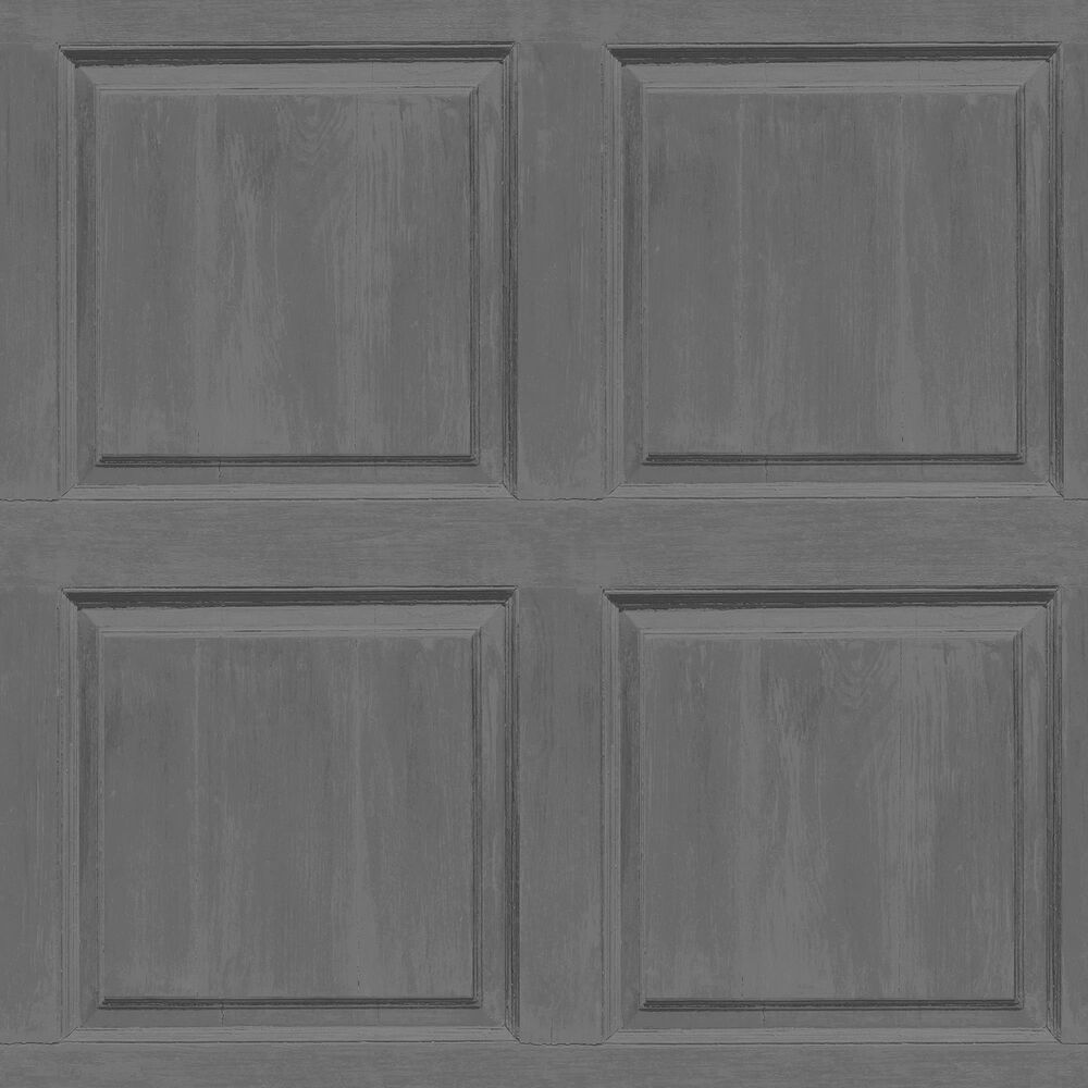 Arthouse USA Washed Panel Non-Woven Peel & Stick Wallpaper in Charcoal, , large