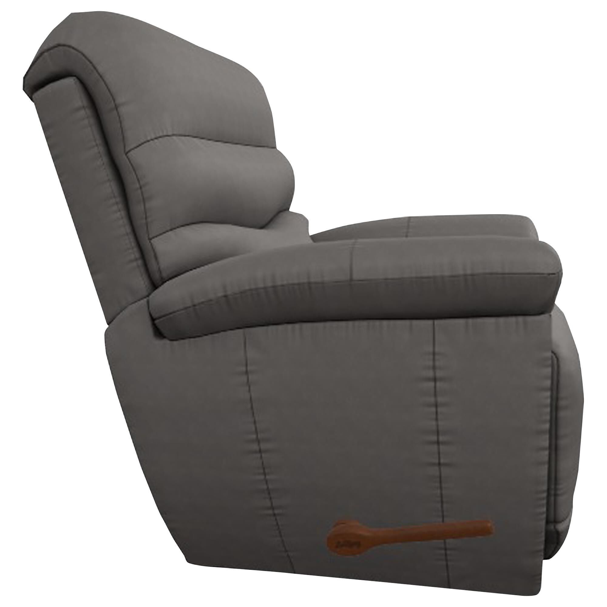 La-Z-Boy Joshua Manual Rocker Recliner with Swivel Base in Goshen Grey