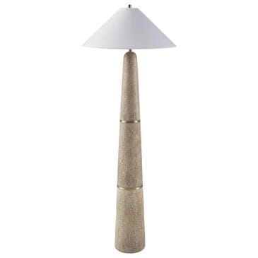 Ashley Gasparleigh Poly Floor Lamp in Brown and Gold, , large