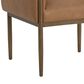 Club Collection By Sunpan Olea Arm Chair with Milliken Cognac Cushion in Bronze, , large
