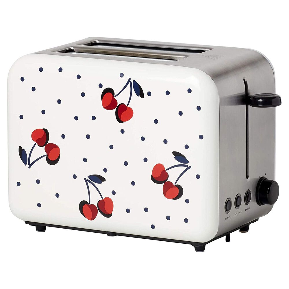 Kate Spade New York Vintage Cherry Dot 2 Slice Toaster, , large