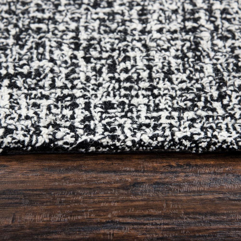 RIZZY Brindleton 9&#39; x 12&#39; Black and White Area Rug, , large