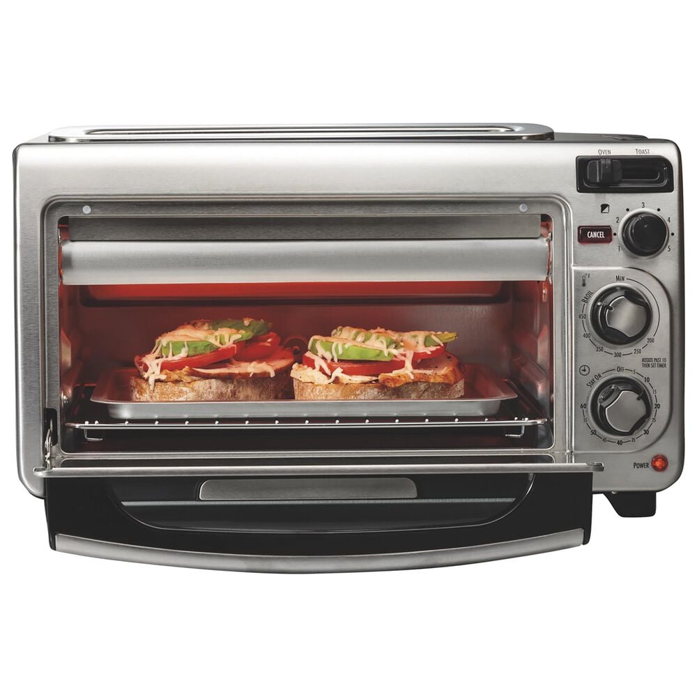  Hamilton Beach Oven with 2-Slice Toaster Combo, Ideal