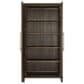Furniture Worldwide Montclair 4-Piece King Panel Bedroom Set in Embossed Cocoa and Smoked Gold, , large
