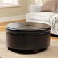 Kinfine Winston Storage Ottoman in Black, , large