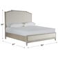 Furniture Worldwide Coalesce King Panel Bed in Rolling Fog, , large