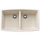 Blanco Performa 33" Equal Double Bowl Kitchen Sink in Soft White, , large