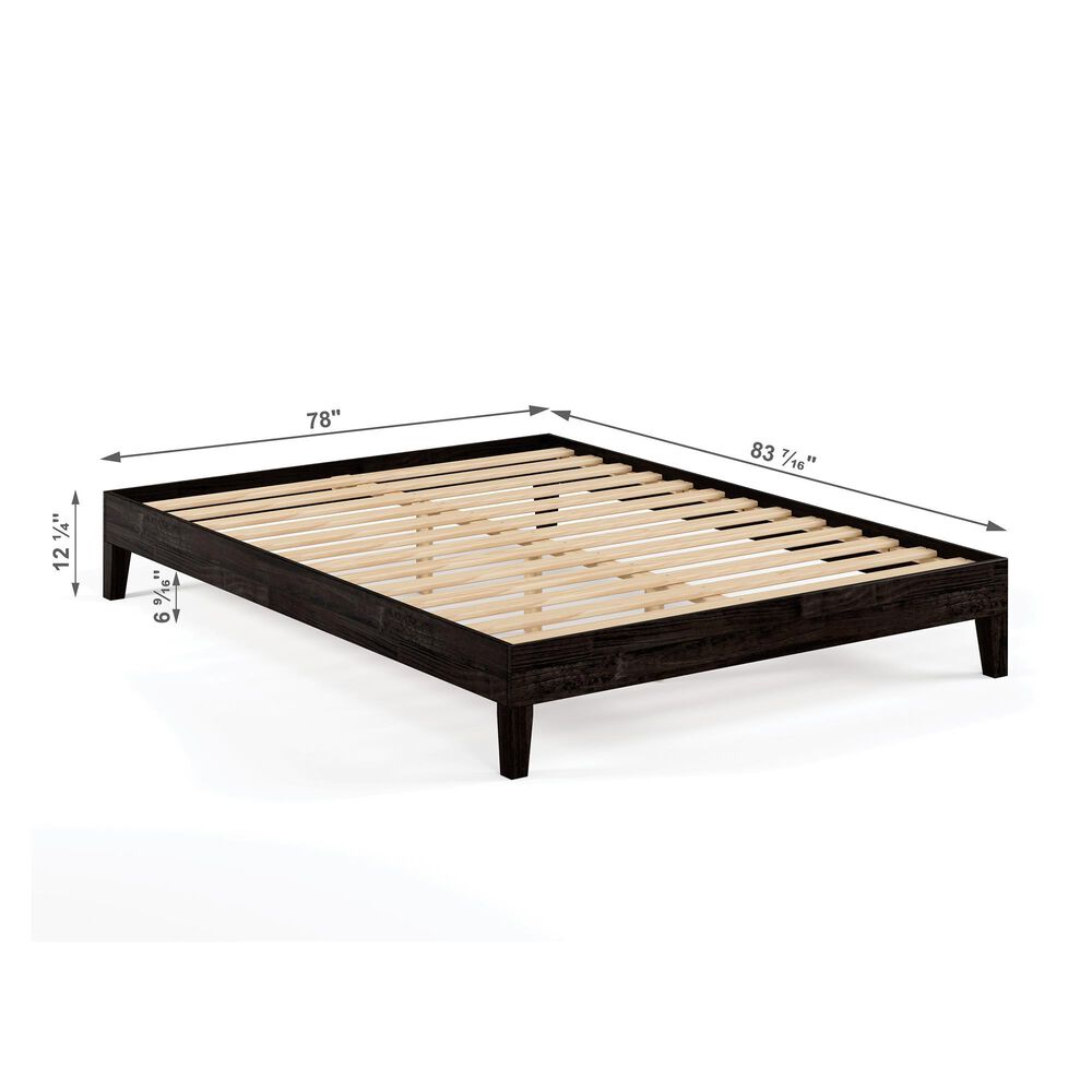 Forest Grove King Platform Bed in Urban Walnut, , large