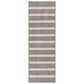 Nourison Positano POS03 Charcoal and Ivory 2" x 6" Indoor/Outdoor Runner, , large