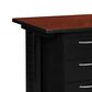 Regency Global Sourcing Fusion 72" Double Pedestal L-Desk with Return in Cherry, , large