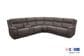 Oxford Furniture 6-Piece Leather Power Reclining Sectional in Madrid Beach, , large