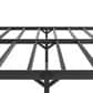 Hearth and Haven Full Metal Platform Bed Frame in Black, , large