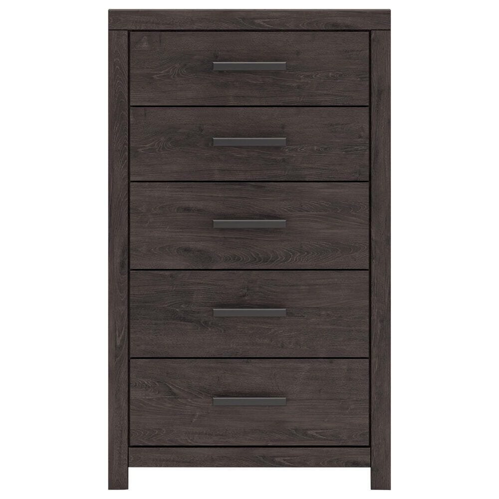 Ashley Prendonea 5-Piece Twin Bedroom Set in Dark Charcoal, , large