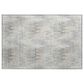 Dalyn Rug Company Soft Essentials Chevron Silver 2"6" x 3"10" Area Rug, , large