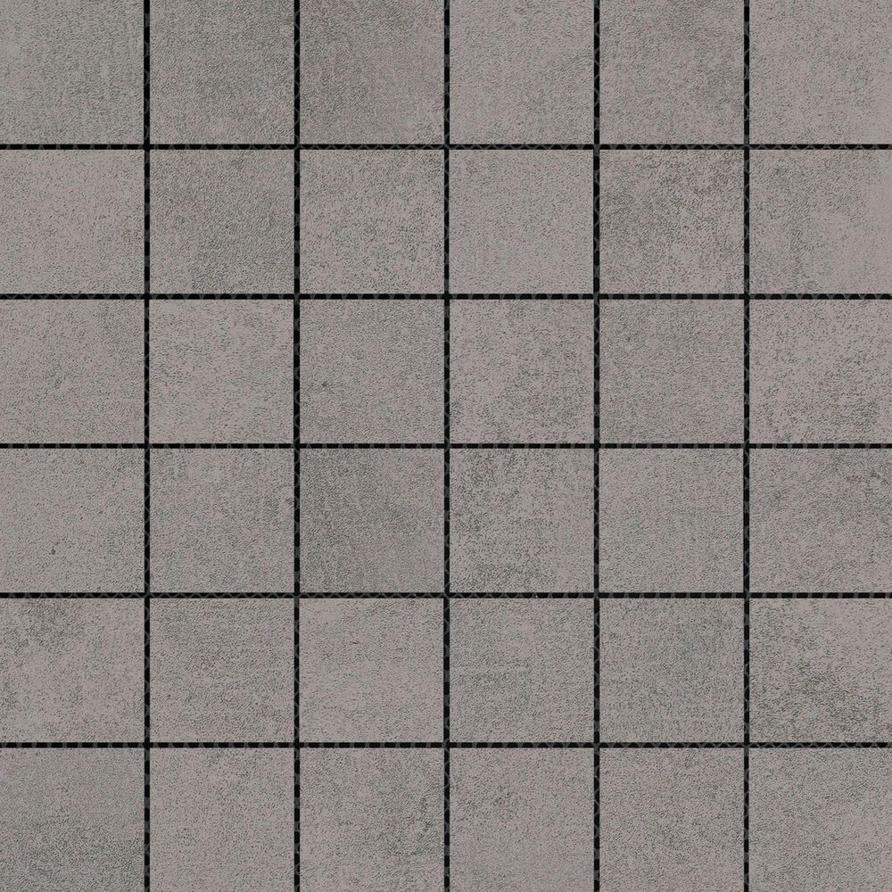 Emser Chiado II Kismet 2" x 2" Square on 12" x 12" Porcelain Mosaic Sheet, , large