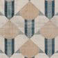 Momeni Edition EDI-1 8"11" x 12"6" Blue Area Rug, , large