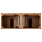 James Martin Vanities Brittany 60" Double Bathroom Vanity in Saddle Brown with 3 cm Eternal Jasmine Pearl Silestone Top, Rectangular Sinks and FreePower Wireless Charger, , large