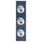 Safavieh Carousel CRK126 2" x 8" Navy and Ivory Kids Runner, , large