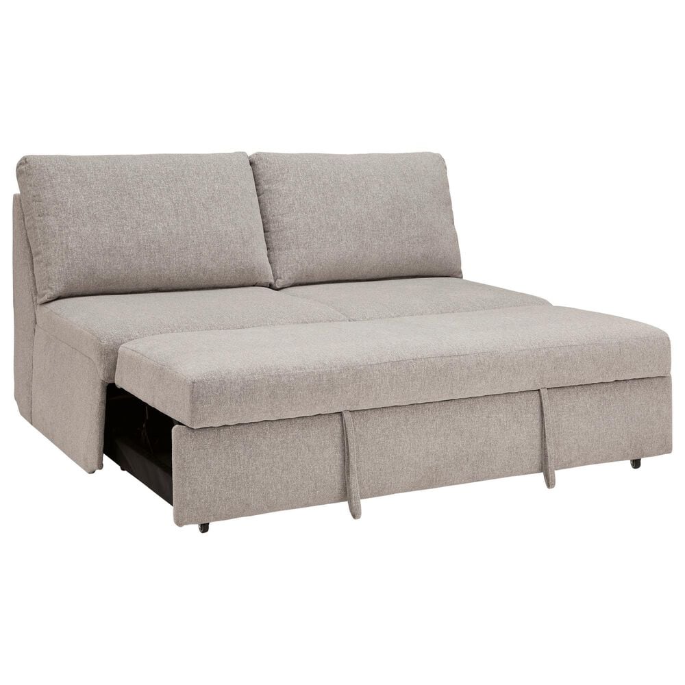 Ashley ModMax Luxe 3-Piece Symmetrical Sectional with Double Storage Chaise in Flint, , large