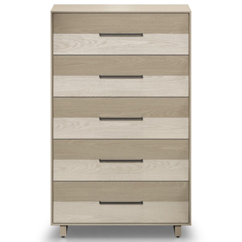 BDI Kara 4-Piece King Bedroom Set in Washed Oak, , large