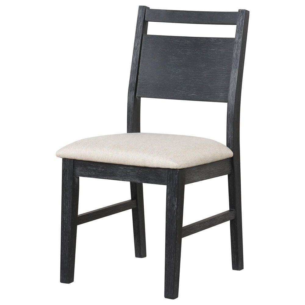 New Heritage Design Sable Crest 5-Piece Rectangular Dining Set in Sable Black, , large