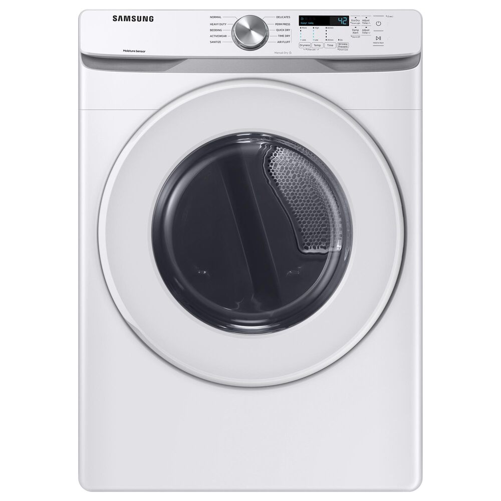 Samsung 7.5 Cu. Ft. Front Load Long Vented Electric Dryer in White, , large