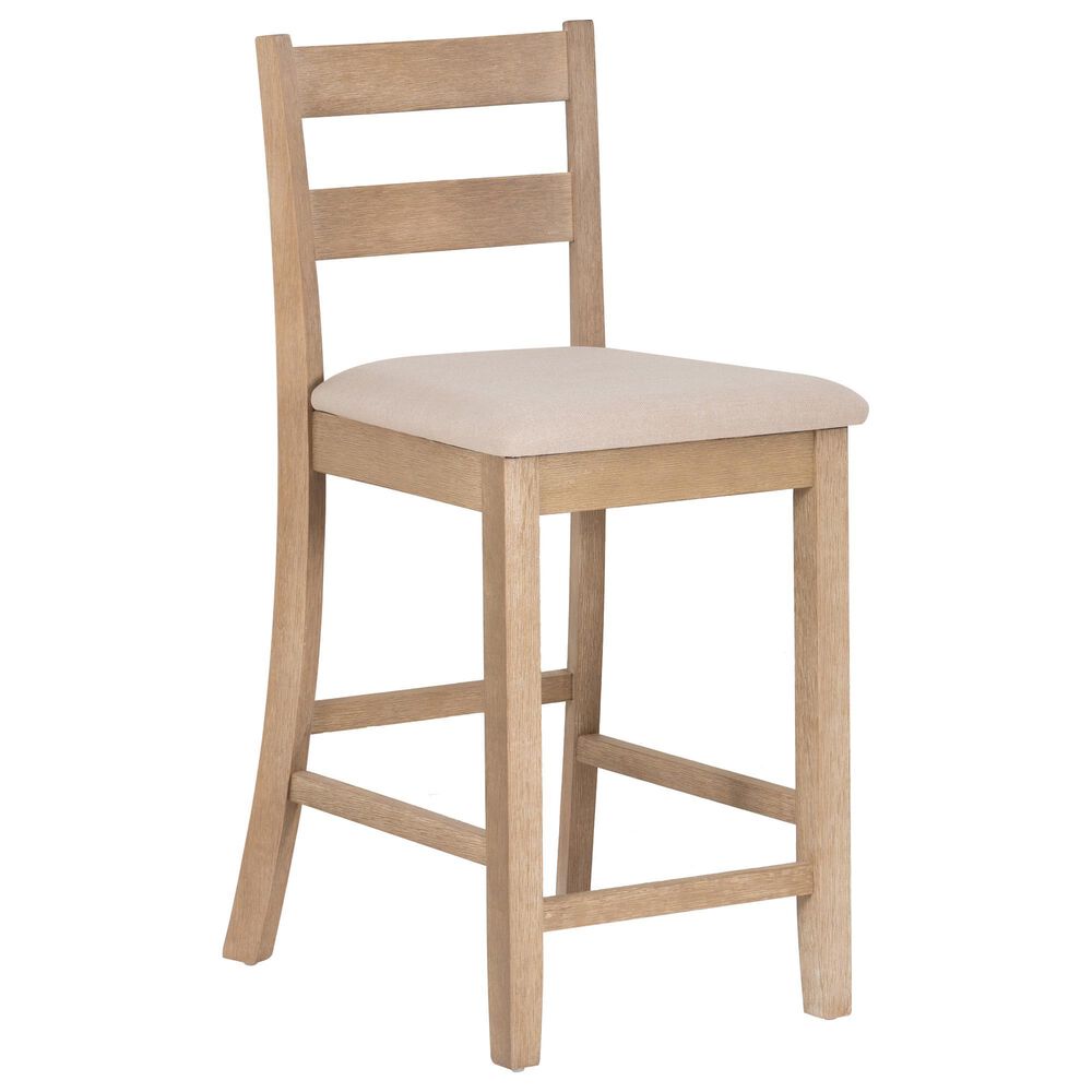 Linon Home Decor Torino Soho Counter Stool in Grey Wash, , large