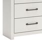 Ashley Linnocreek 5-Piece Twin Bedroom Set in White and Warm Brown, , large