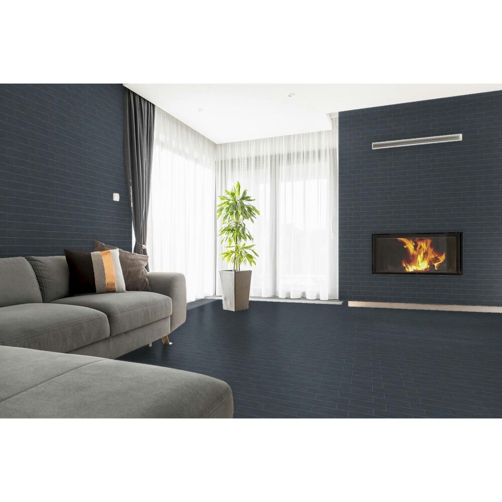 Emser Passion Azul 3&quot; x 8&quot; Glossy Porcelain Tile, , large
