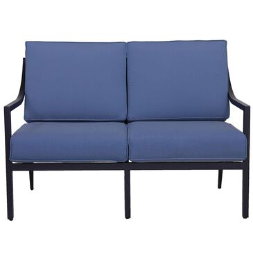Gathercraft Charlotte Loveseat in Splendor Denim, , large