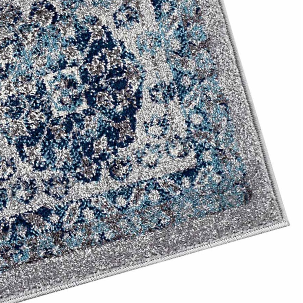 Amer Rugs Alexandria 2&#39; x 3&#39; Gray and Sea Blue Area Rug, , large