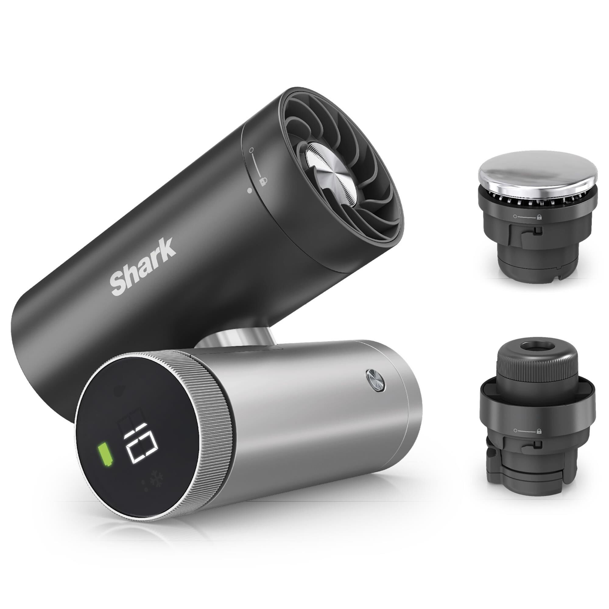 Shark Chill Pill チャコールグレー オプションフルセット Shark ChillPill 3-in-1 Personal Cooling System in Carbon