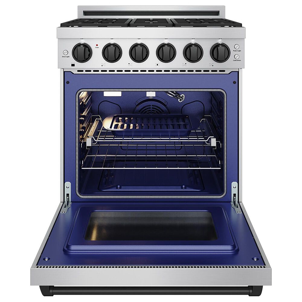Thor Kitchen Gordon Ramsay 4.6 Cu. Ft. Professional Gas Range with Black Handle Kit in Stainless Steel, , large