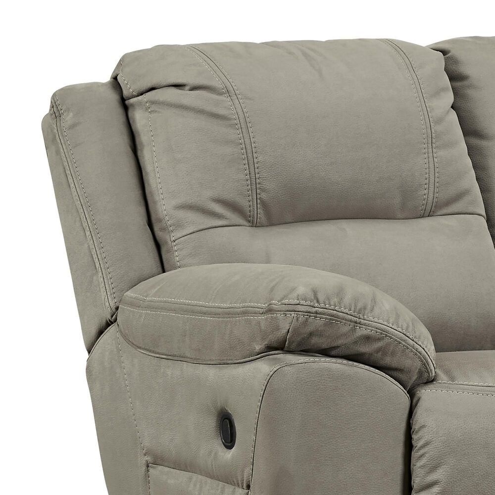 Ashley Next-Gen Gaucho Manual Reclining Loveseat with Console in Putty, , large