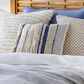Surya Temara 20" Square Throw Pillow in Navy, Beige and Black, , large