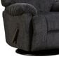 American Furniture Manufacture Swivel Rocking Recliner in Hudson Slate, , large