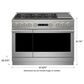 Monogram 48" All Gas Professional Range with 6 Burners and Griddle in Stainless Steel, , large