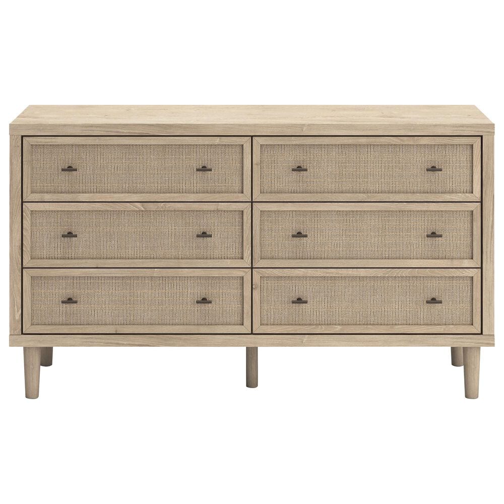 Ashley Cielden Dresser and Mirror in Two Tone, , large