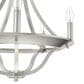 Hunter Perch Point 18" 5-Light Chandelier in Brushed Nickel, , large