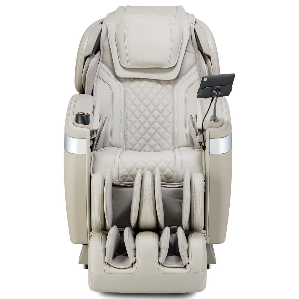 Cozzia Qi SE Duo Power Massage Chair with Quartz Cushion in Stone, , large