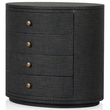 Four Hands Amelia 4-Drawer Nightstand in Black, , large