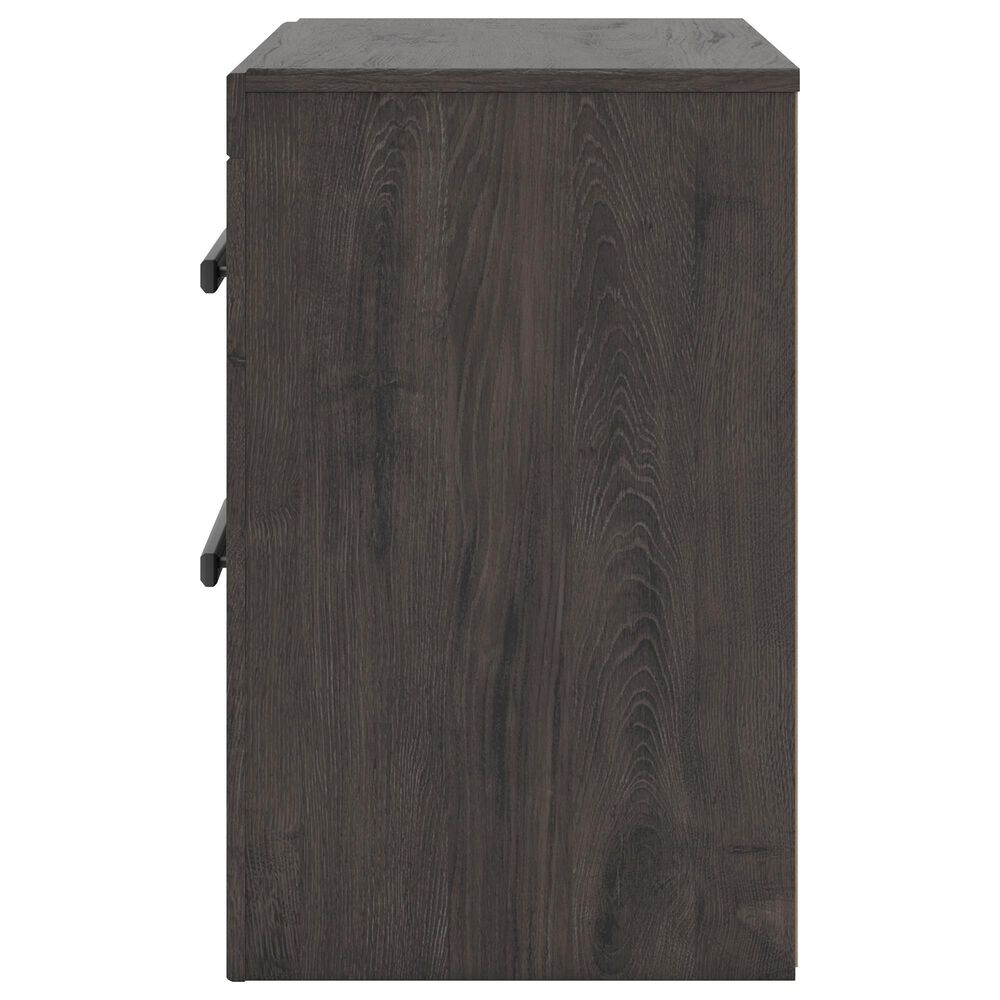Ashley Prendonea 2-Drawer Nightstand in Dark Charcoal, , large
