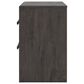 Ashley Prendonea 2-Drawer Nightstand in Dark Charcoal, , large