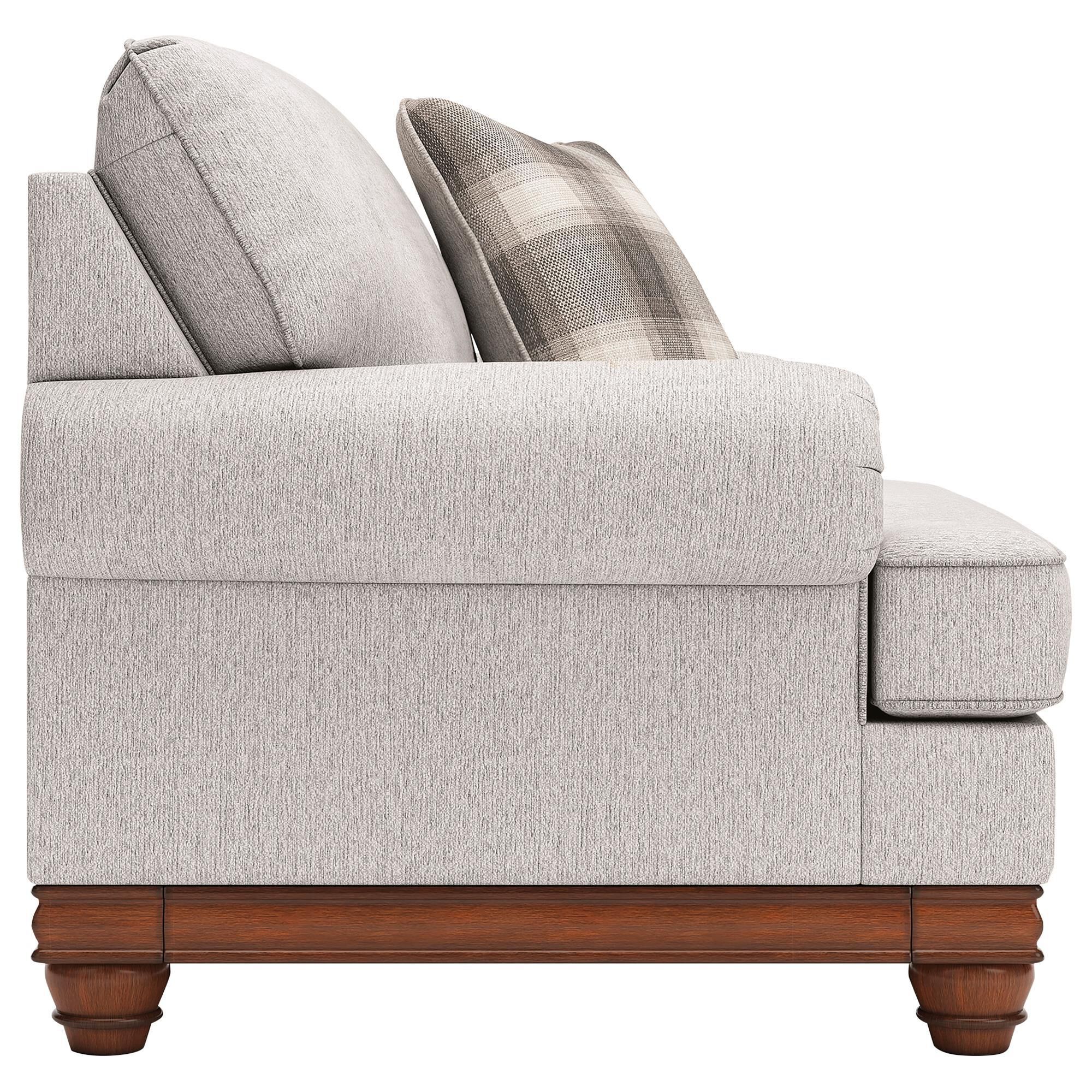 【りえ】アシュレイファニチャー オットマン Ashley Stoughton Chair with Ottoman in Sandstone