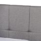 Baxton Studio Netti Queen Storage Bed with Light Grey Upholstered in Black, , large