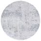 Safavieh Dream DRM407F 6"7" Round Grey and Ivory Area Rug, , large