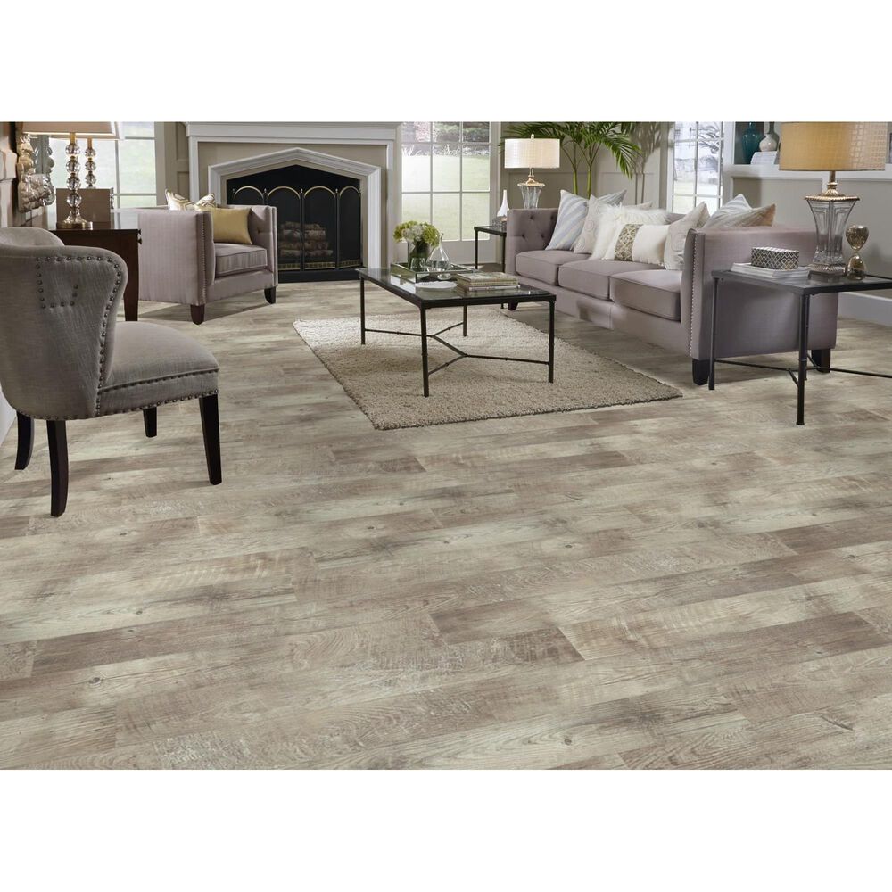 Mannington Adura Rigid Dockside Seashell 6&quot; x 48&quot; Luxury Vinyl Plank, , large